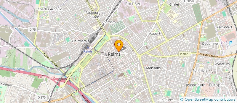 localisation de l'entreprise SCI DU 27 RUE DE MARS  REIMS