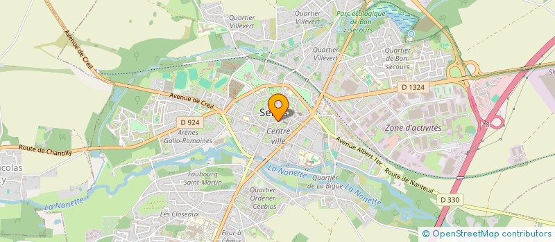 localisation de l'entreprise SCI DU 27 RUE DE MEAUX  SENLIS