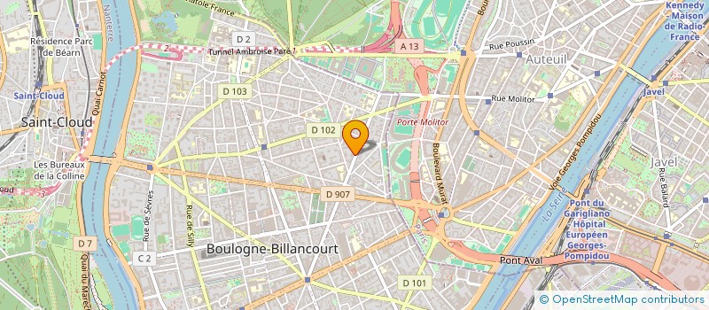 localisation de l'entreprise SCI DU 27 RUE DE SOLFERINO  BOULOGNE-BILLANCOURT