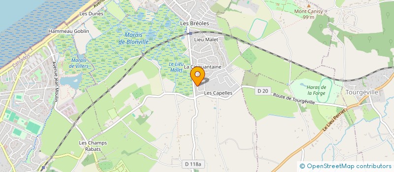 localisation de l'entreprise SCI DU 27 RUE FROIDE à BLONVILLE-SUR-MER