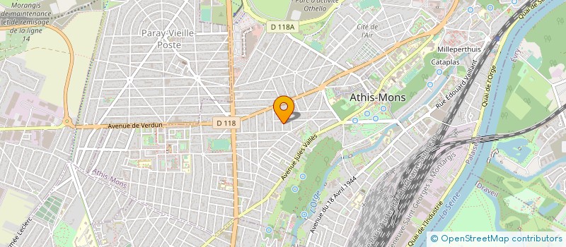 localisation de l'entreprise SCI DU 27 RUE MAURICE MARION à ATHIS-MONS
