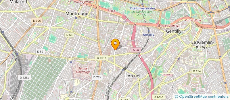 localisation de l'entreprise SCI DU 27 TER AV EDOUARD TREMBLAY à ARCUEIL