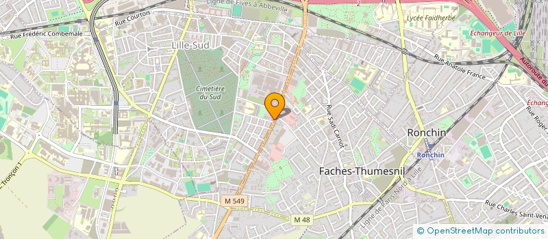 localisation de l'entreprise SCI DU 270 RUE DU FAUBOURG D'ARRAS à LILLE