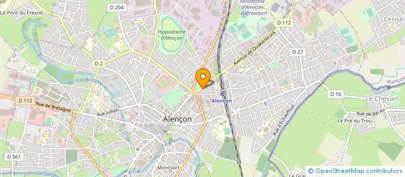 localisation de l'entreprise SCI DU 28 AVENUE DE QUAKENBRUCK à ALENCON