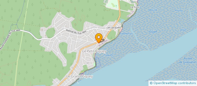 localisation de l'entreprise SCI DU 28 BIS ROUTE DE BORDEAUX à LEGE-CAP-FERRET