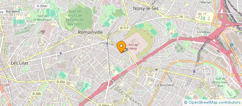 localisation de l'entreprise SCI DU 28 ET 30 RUE DE LA CONVENTION  ROMAINVILLE