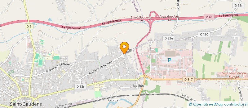 localisation de l'entreprise SCI DU 28 NOVEMBRE  SAINT-GAUDENS