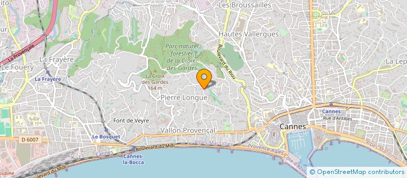 localisation de l'entreprise SCI DU 28 R VICTOR HUGO à CANNES