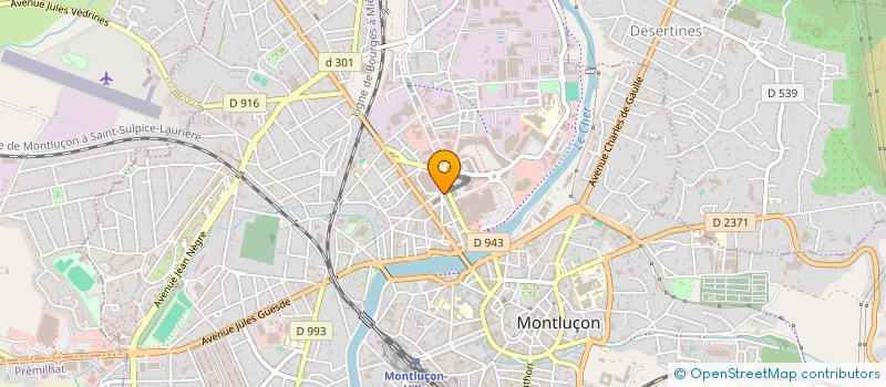 localisation de l'entreprise SCI DU 28 RUE CAPITAINE SEGOND à MONTLUCON