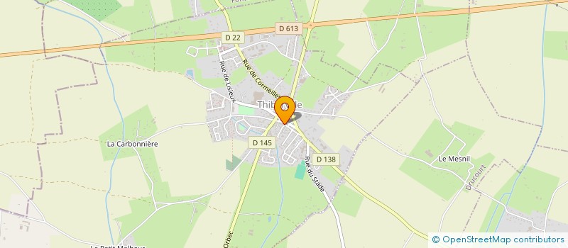 localisation de l'entreprise SCI DU 28 RUE DE BERNAY  THIBERVILLE