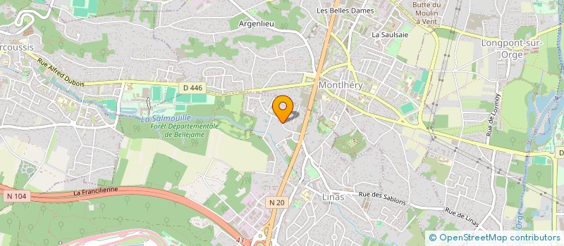 localisation de l'entreprise SCI DU 28 RUE DE GUILLERVILLE à LINAS