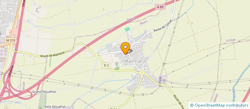 localisation de l'entreprise SCI DU 28 RUE DE LA CROZE  MALINTRAT