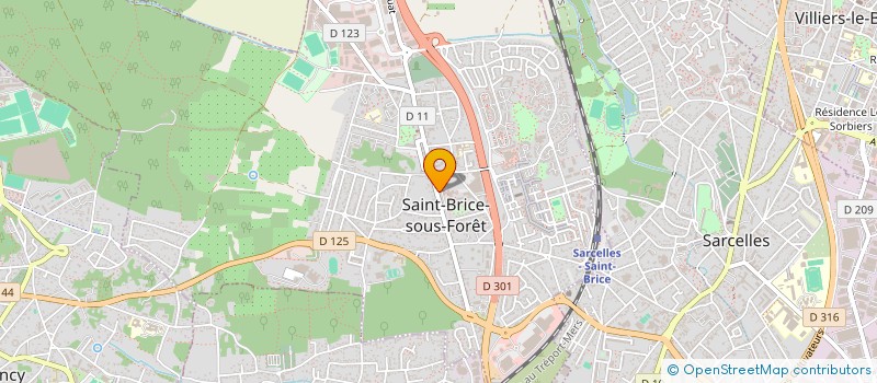 localisation de l'entreprise SCI DU 28 RUE DE PARIS à SAINT-BRICE-SOUS-FORET