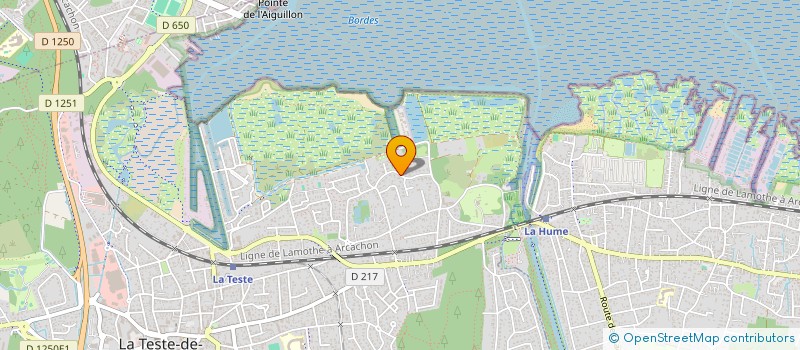 localisation de l'entreprise SCI DU 28 RUE DU GENERAL BEURET à LA TESTE-DE-BUCH