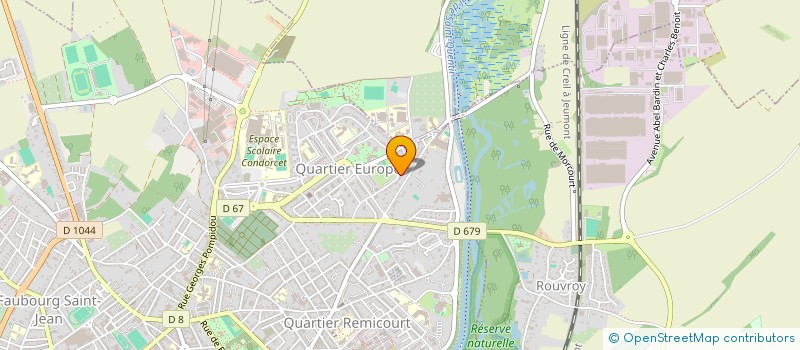 localisation de l'entreprise SCI DU 28 RUE DU GENERAL ST HILAIRE à SAINT-QUENTIN