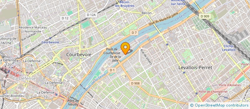 localisation de l'entreprise SCI DU 28 RUE DU PRIEURE  NEUILLY-SUR-SEINE