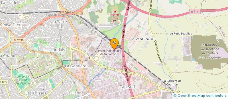 localisation de l'entreprise SCI DU 28 RUE JEAN CLARET  CLERMONT-FERRAND