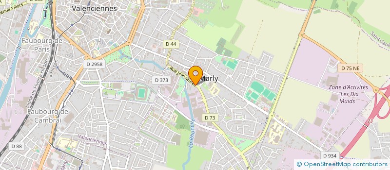 localisation de l'entreprise SCI DU 28 RUE JEAN JAURES à MARLY