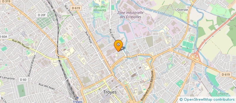 localisation de l'entreprise SCI DU 28 RUE LARGENTIER à TROYES