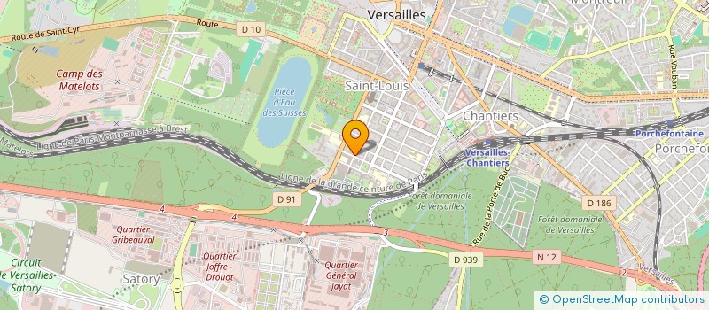 localisation de l'entreprise SCI DU 28 RUE ST HONORE A VERSAILLES à VERSAILLES