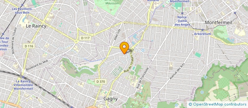 localisation de l'entreprise SCI DU 28 VERDUN à GAGNY