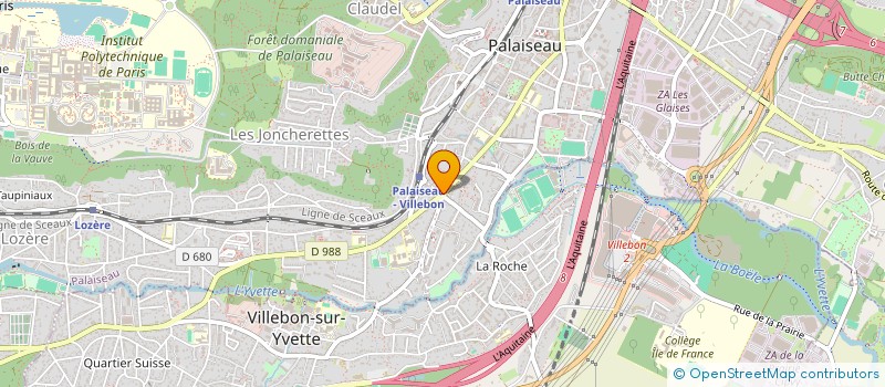 localisation de l'entreprise SCI DU 280 RUE DE PARIS à PALAISEAU