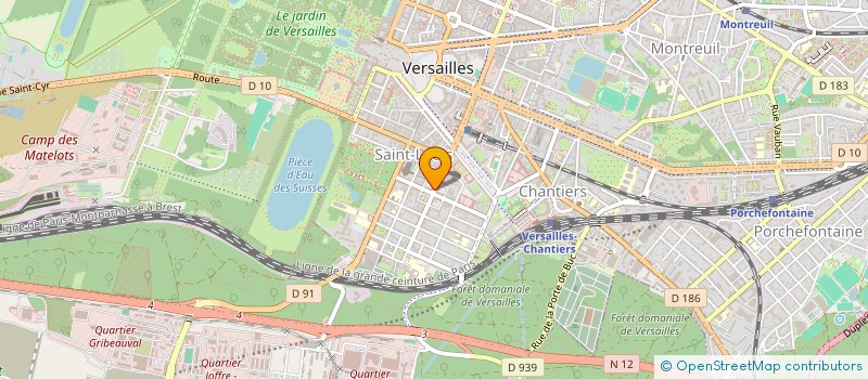 localisation de l'entreprise SCI DU 29 BIS AVE DE NORMANDIE 78000 VERSAILLES à VERSAILLES