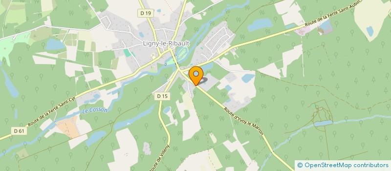 localisation de l'entreprise SCI DU 29 FAUBOURG DE BOURGOGNE à LIGNY-LE-RIBAULT
