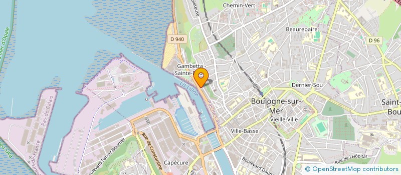 localisation de l'entreprise SCI DU 29 JUILLET  BOULOGNE-SUR-MER