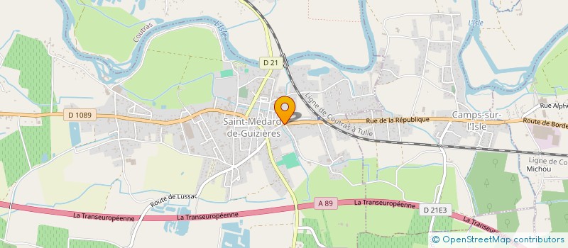 localisation de l'entreprise SCI DU 29 R DE LA REPUBLIQUE  SAINT-MEDARD-DE-GUIZIERES