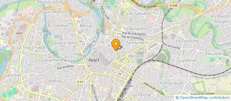 localisation de l'entreprise SCI DU 29 RUE ALSACE LORRAINE à NIORT
