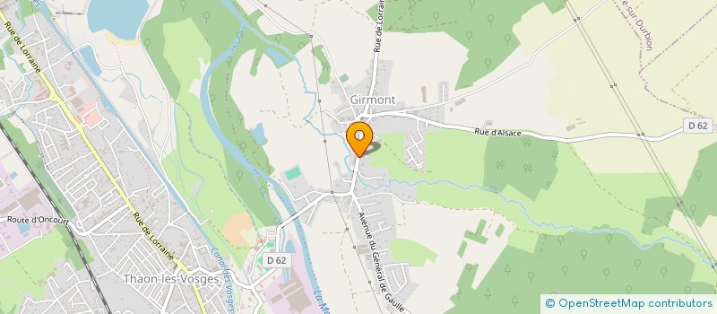 localisation de l'entreprise SCI DU 29 RUE DE L ABBE VINCENT  THAON-LES-VOSGES