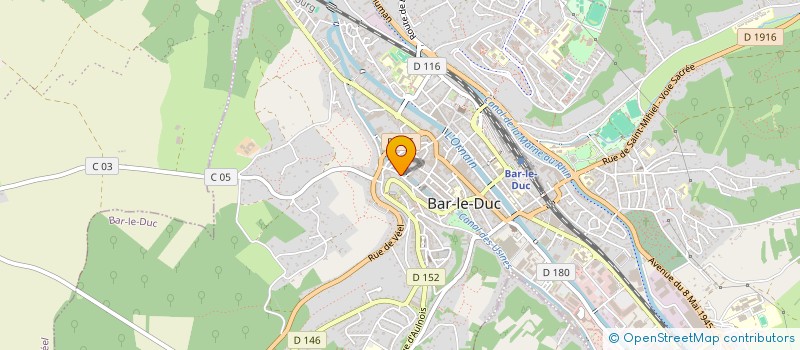 localisation de l'entreprise SCI DU 29 RUE DE LA COURONNE à BAR-LE-DUC