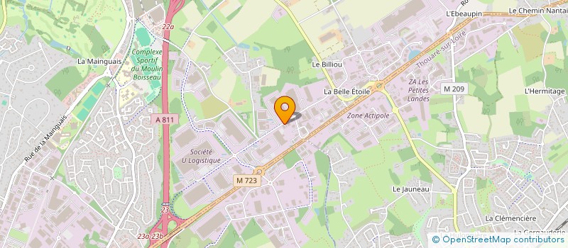 localisation de l'entreprise SCI DU 29 RUE DE LA VEGA  CARQUEFOU