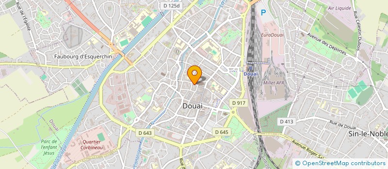 localisation de l'entreprise SCI DU 29 RUE DU CLOCHER SAINT PIERRE à DOUAI