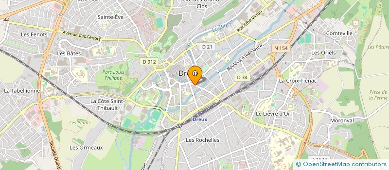 localisation de l'entreprise SCI DU 29 RUE DU VIEUX PAVE à DREUX
