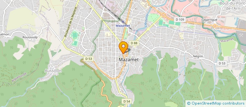 localisation de l'entreprise SCI DU 29 RUE EDOUARD BARBEY  MAZAMET