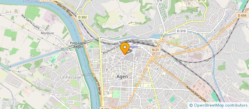 localisation de l'entreprise SCI DU 29 RUE MOULINIE  PONT-DU-CASSE