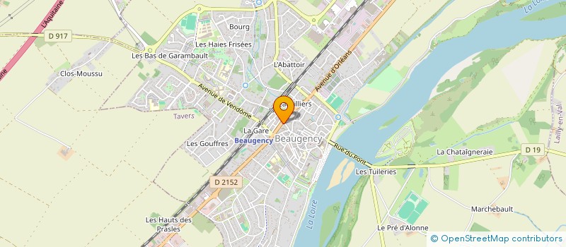 localisation de l'entreprise SCI DU 29 RUE NATIONALE  BEAUGENCY