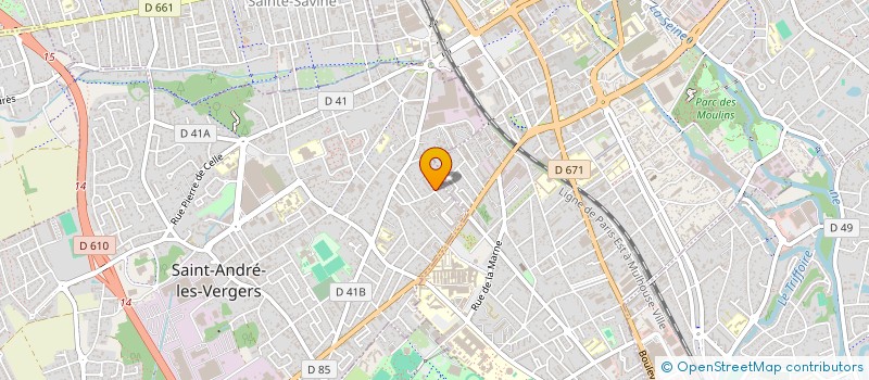 localisation de l'entreprise SCI DU 29 RUE VICTOR HUGO  SAINT-ANDRE-LES-VERGERS