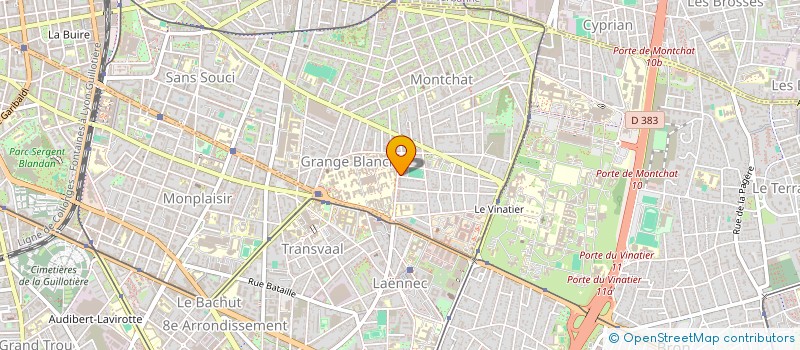 localisation de l'entreprise SCI DU 29 SARRA  LYON 3EME