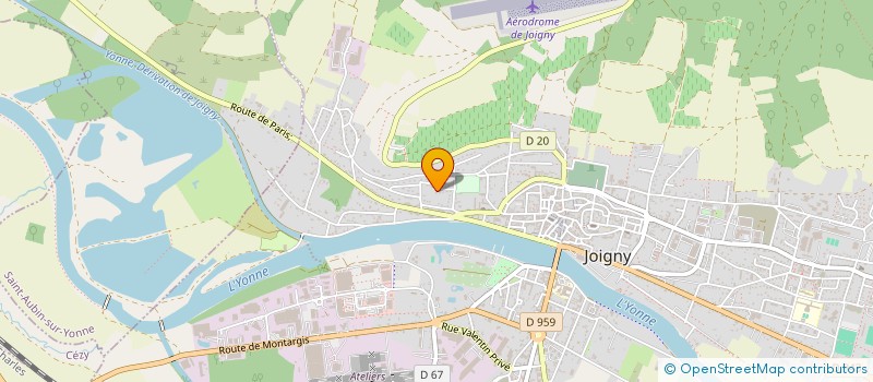 localisation de l'entreprise SCI DU 29 SEPTEMBRE à JOIGNY