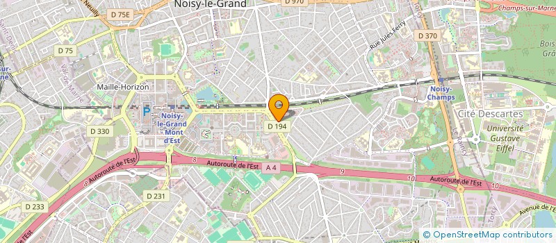 localisation de l'entreprise SCI DU 29 TRENTE ARPENTS  NOISY-LE-GRAND