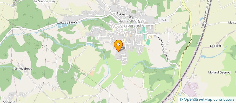 localisation de l'entreprise SCI DU 2O AVENUE CHARLES DE GAULLE  SAINT-GEORGES-D'ESPERANCHE