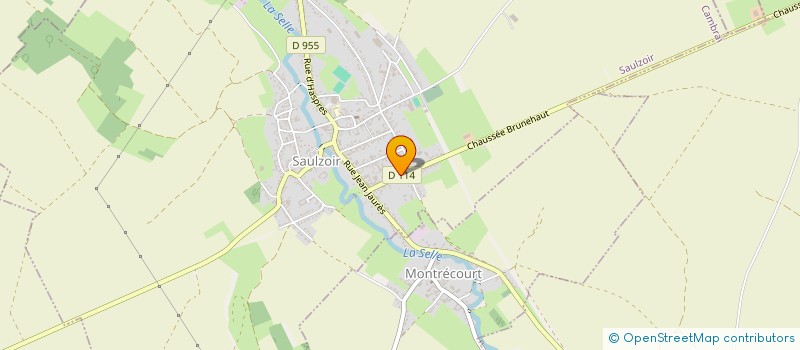 localisation de l'entreprise SCI DU 2O FM  SAULZOIR