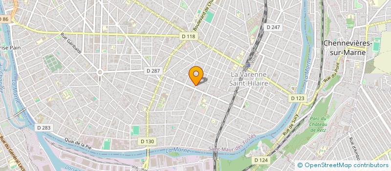 localisation de l'entreprise SCI DU 2TER RUE DU VIEUX CHATEAU à SAINT-MAUR-DES-FOSSES