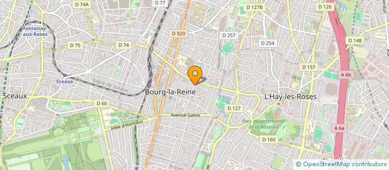 localisation de l'entreprise SCI DU 3.5.7 à BOURG-LA-REINE