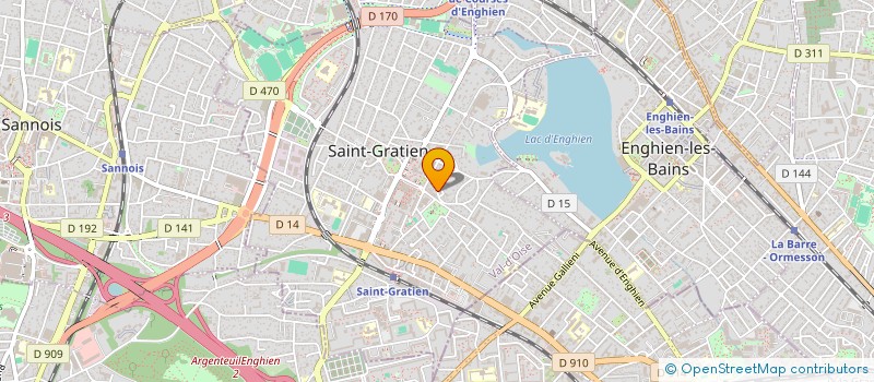 localisation de l'entreprise SCI DU 3 AV CUSTINE ST-GRATIEN à SAINT-GRATIEN
