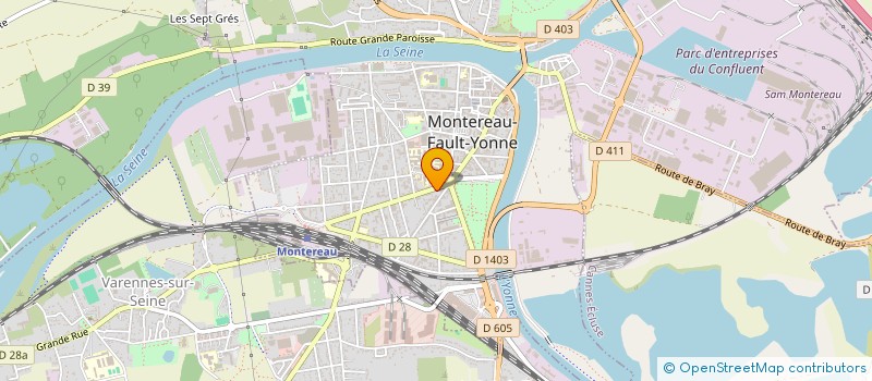 localisation de l'entreprise SCI DU 3 AV DU GENERAL DE GAULLE à MONTEREAU-FAULT-YONNE