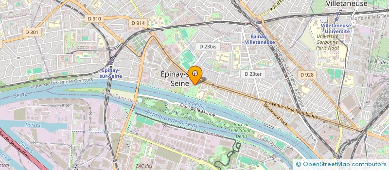 localisation de l'entreprise SCI DU 3 AV GALLIENI à EPINAY-SUR-SEINE
